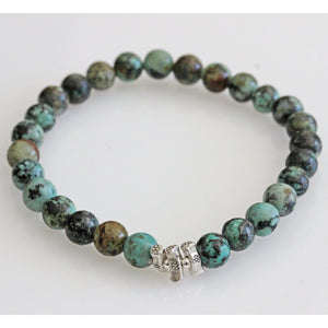 Leaf Stretch Bracelet (Flat Beads) – Louisa B Designs
