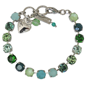 Mariana "Fern" Rhodium Plated Must-Have Everyday Crystal Tennis Bracelet, 4252 2143ro