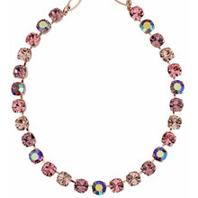 Mariana "Flamingo" Rose Gold Plated Must-Have Everyday Crystal Necklace, 3252 319rg