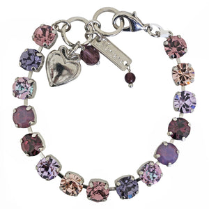 Mariana "Wildberry" Rhodium Plated Must-Have Everyday Crystal Tennis Bracelet, 4252 1134ro