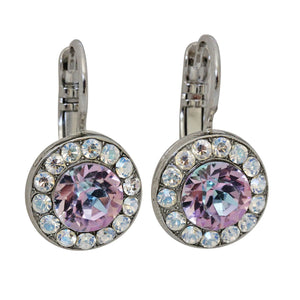 Mariana "Ice Queen" Silver Rhodium Must-Have Round Pavé Crystal Earrings, 1129 1154ro