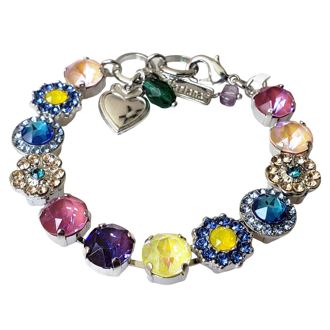 Butterfly Bracelet for Women Sterling Silver Blue Swarovski Element Cr –  Ginger Lyne Collection