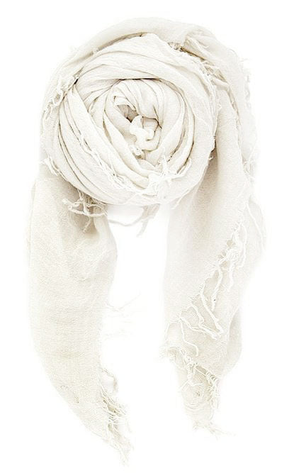 Chan Luu Cashmere and Silk Scarf Wrap Eggshell BRH SC 140